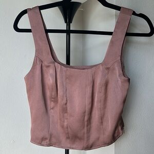 Express Mauve Satin Dress